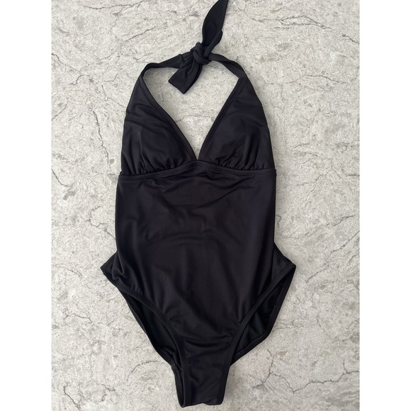 GAP Other - Gap Women's One Piece Halter‎ Swimsuit - Lightly Padded, Black, Size Medium